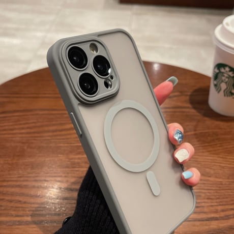 【お取り寄せ商品】iPhoneケース スマホケース iPhone15 iPhone14 クリアカラー MagSafe L8371