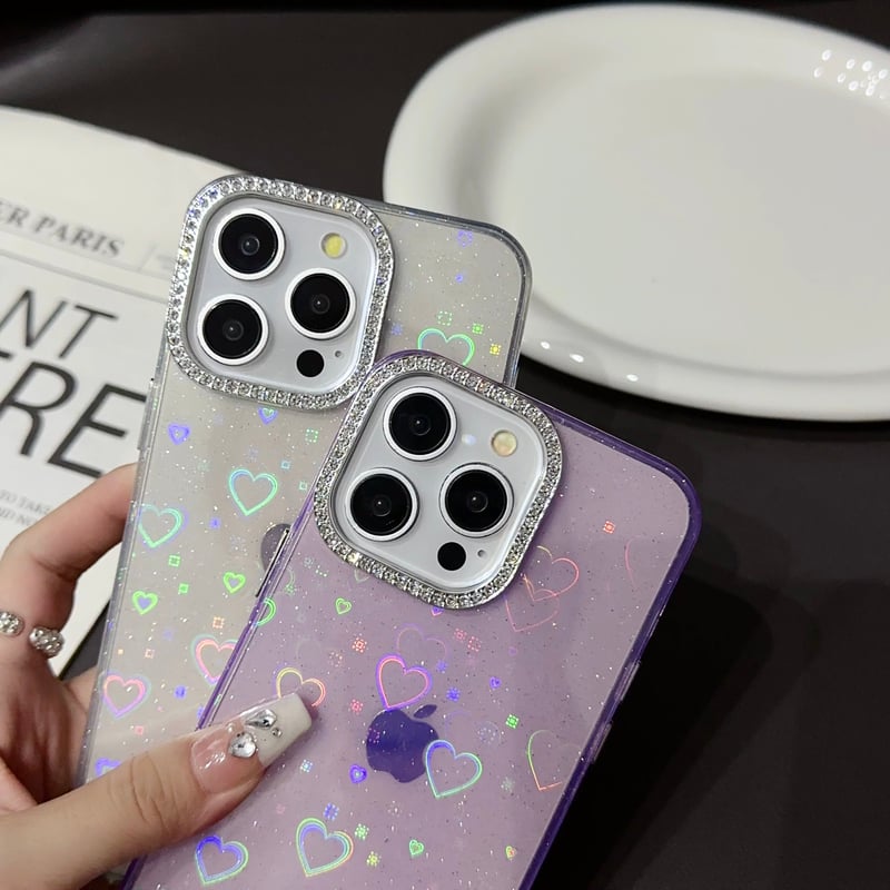 お取り寄せ商品】iPhoneケース スマホケース iPhone16 iPhone15 ハート