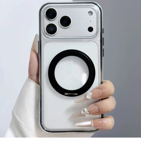 【お取り寄せ商品】iPhoneケース スマホケース iPhone17 iPhone16 iPhone15 magsafe スタンド シンプル 推し活 クリア M7192