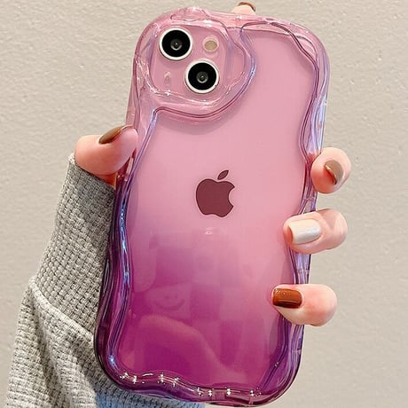 Ray4月号掲載商品【お取り寄せ商品】iPhone case ケース iPhone13 iPhone14 iPhone15 シンプル  グラデーション L5895