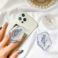 【お取り寄せ商品】iPhone グリップ 花 落下防止 L5613