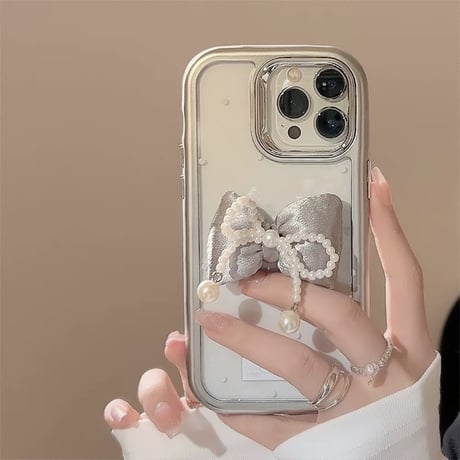 【お取り寄せ商品】iPhoneケース スマホケース iPhone15 iPhone14 ラブリー リボン かわいい L9004
