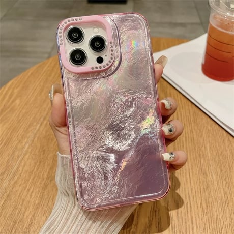 【お取り寄せ商品】iPhoneケース スマホケース iPhone16 iPhone15 iPhone14 シンプル キラキラ 光沢 L9006