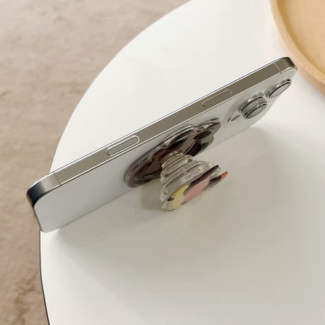 【お取り寄せ商品】magsafe グリップ 磁石 韓国 キャラクター 可愛い 犬 M7031