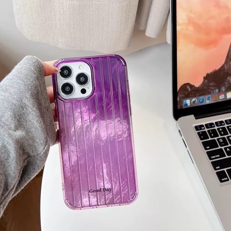 【お取り寄せ商品】iPhoneケース スマホケース iPhone15 iPhone14 シンプル きれいめ グリーン パープル L8996