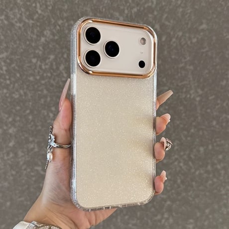 【お取り寄せ商品】iPhoneケース スマホケース iPhone17 iPhone16 iPhone15 クリア ラメ メタリック L9206