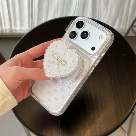 【お取り寄せ商品】iPhoneケース スマホケース iPhone17 iPhone16 iPhone15 韓国 可愛い リボン ラメ magsafe M7181