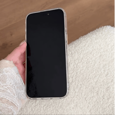 【お取り寄せ商品】iPhoneケース スマホケース iPhone16 iPhone15 iPhone14 可愛い シンプル クリア ゴールド リボン L9531