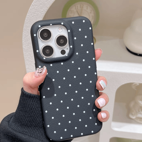 【お取り寄せ商品】iPhoneケース スマホケース iPhone15 iPhone14 マット ドット柄 L8962