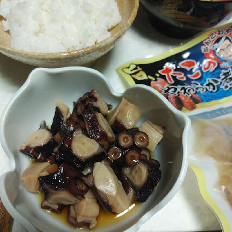 がんこおやじ］たこセット | 大原漁港 港の朝市