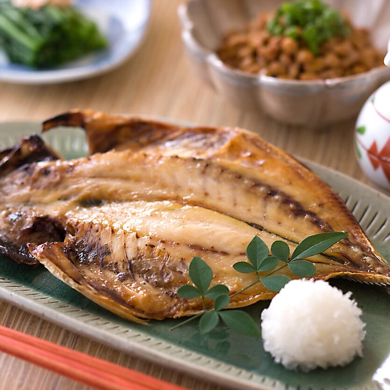 アルファ］できたて干物 お試しセット（真あじ4枚,さば1枚,ほっけ1枚