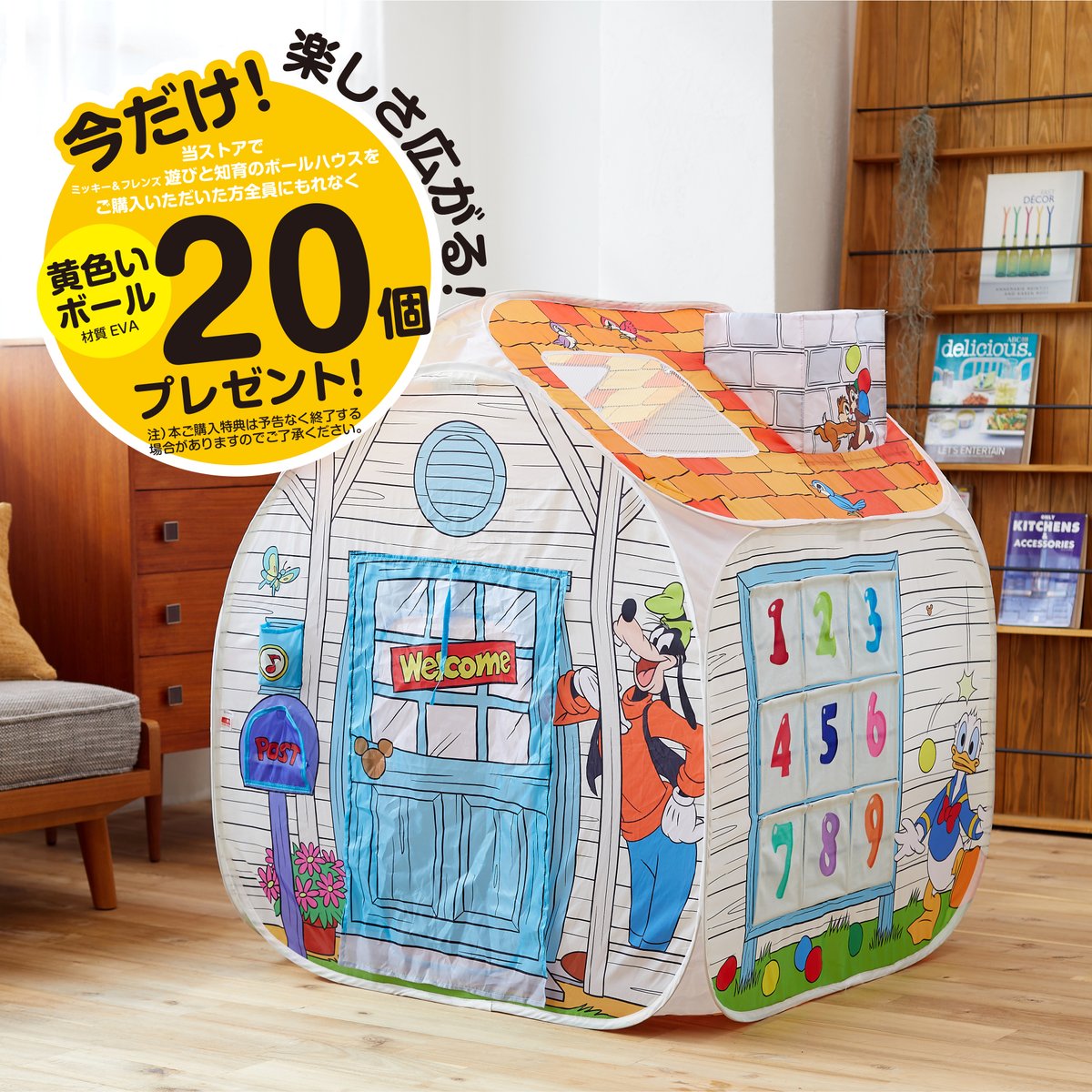 ミッキー＆フレンズ あそびと知育のボールハウス | NONAKA WORLD STORE