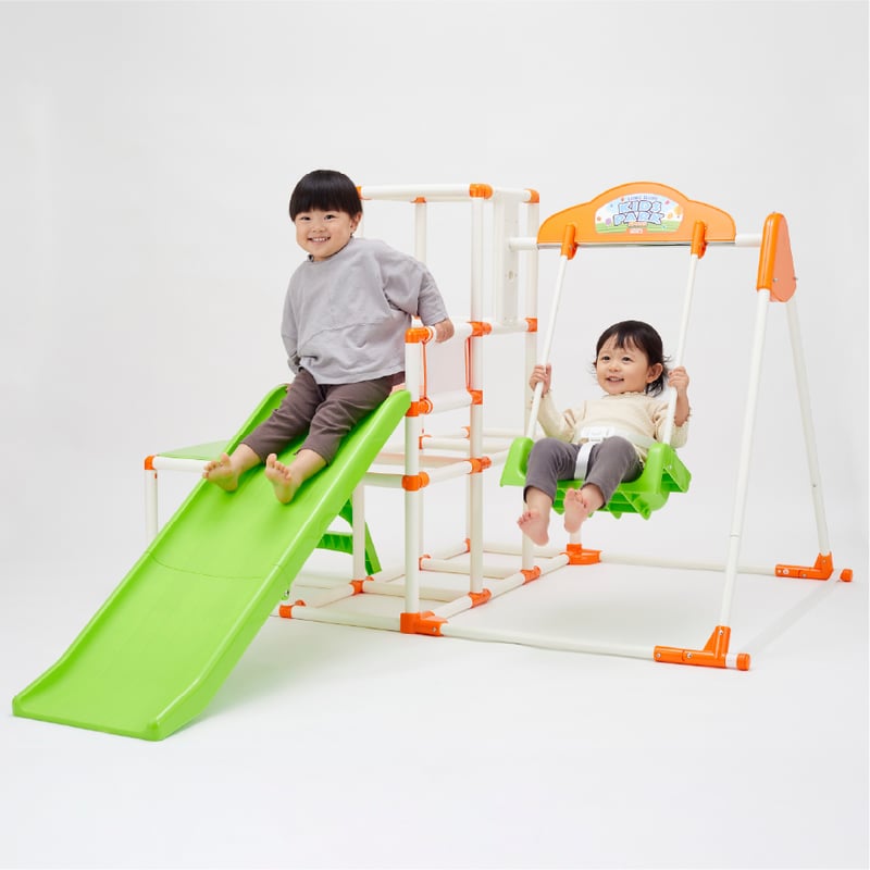 NONAKA WORLD おりたたみロングスロープキッズパークSP　遊具　滑り台 ym-nonaka4334-1.jpg