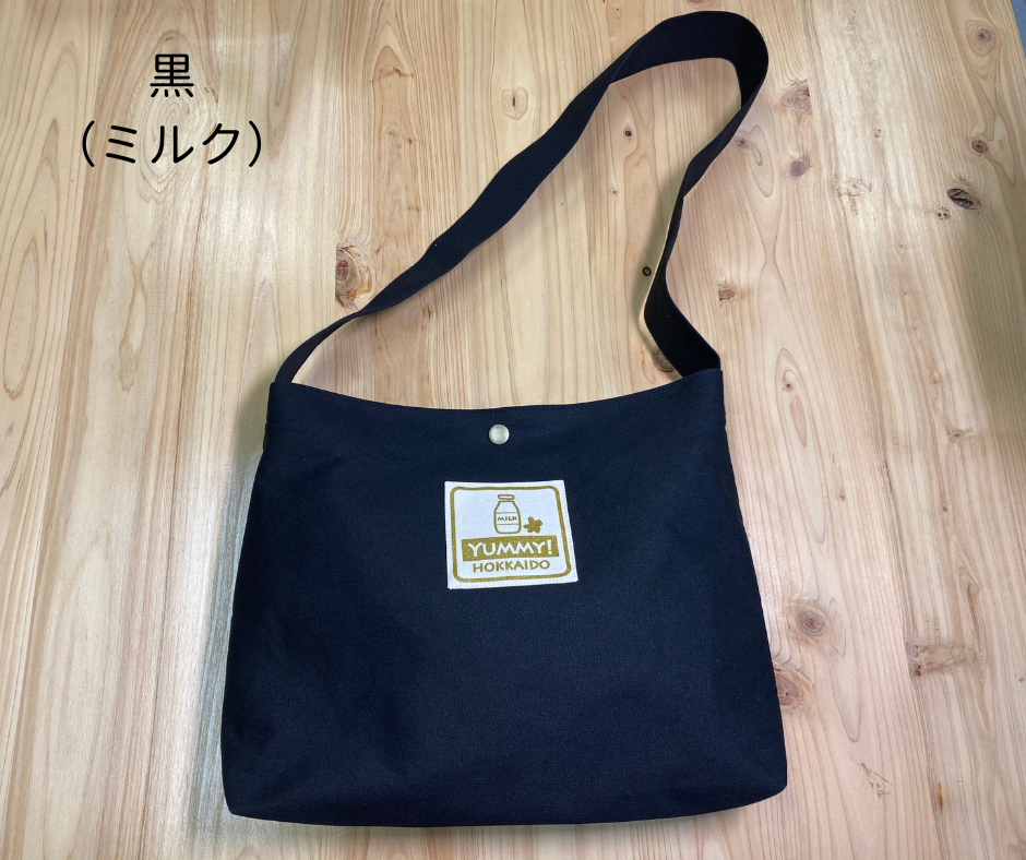 倉敷帆布で作ったクラブオリジナルサコッシュ＿ミルク | 花