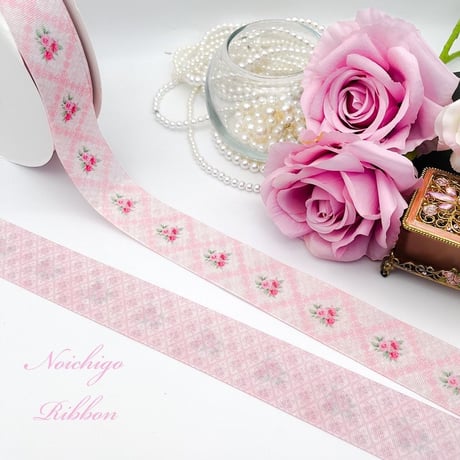 AP-2 Pink antique rose ribbon 2mセット