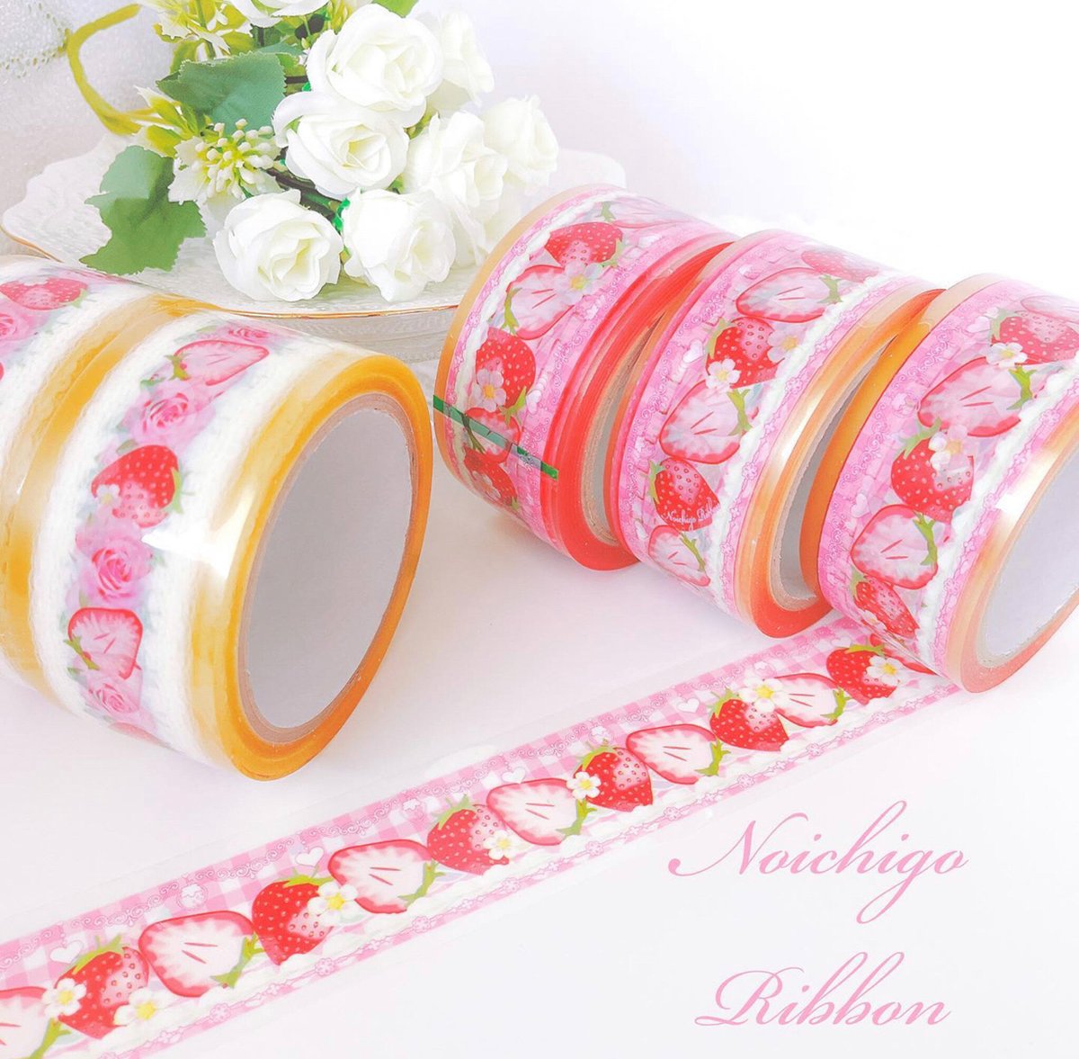 リボン柄oppテープ6巻セット リボン柄oppテープ6巻セット リボン柄oppテープ6巻セット