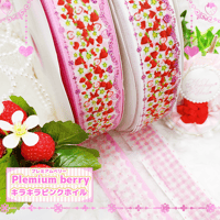 希望 ２００８年 いちごチェリーサテンリボンボレロ 乙女のキラキラいちごサテンリボン | のいちごリボン