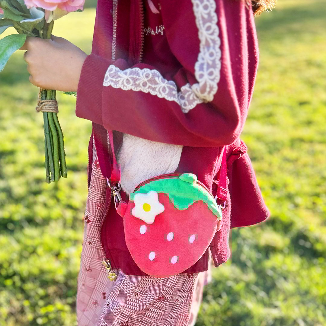のいちごポシェット赤 | のいちごリボン