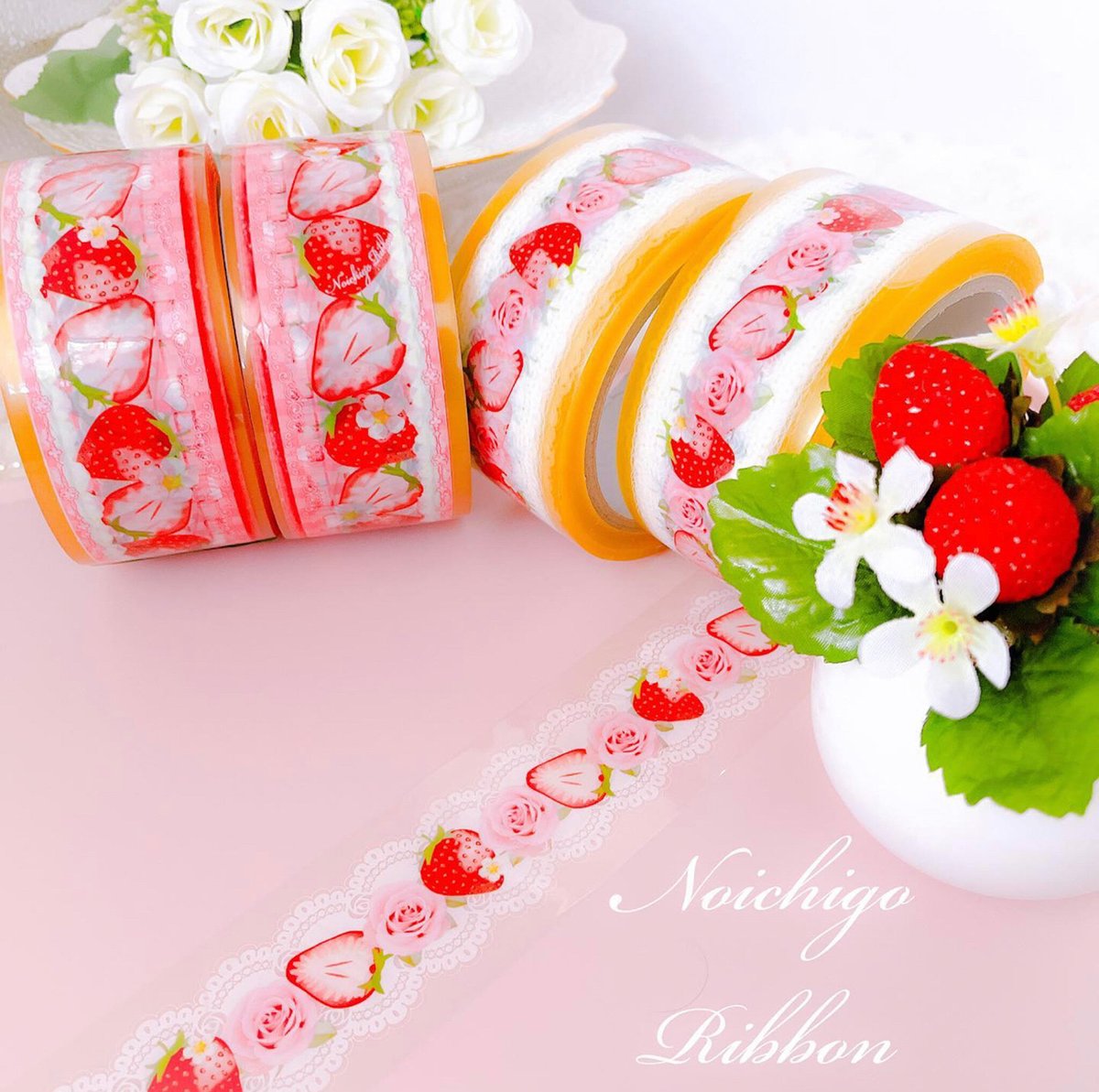 リボン柄oppテープ6巻セット リボン柄oppテープ6巻セット