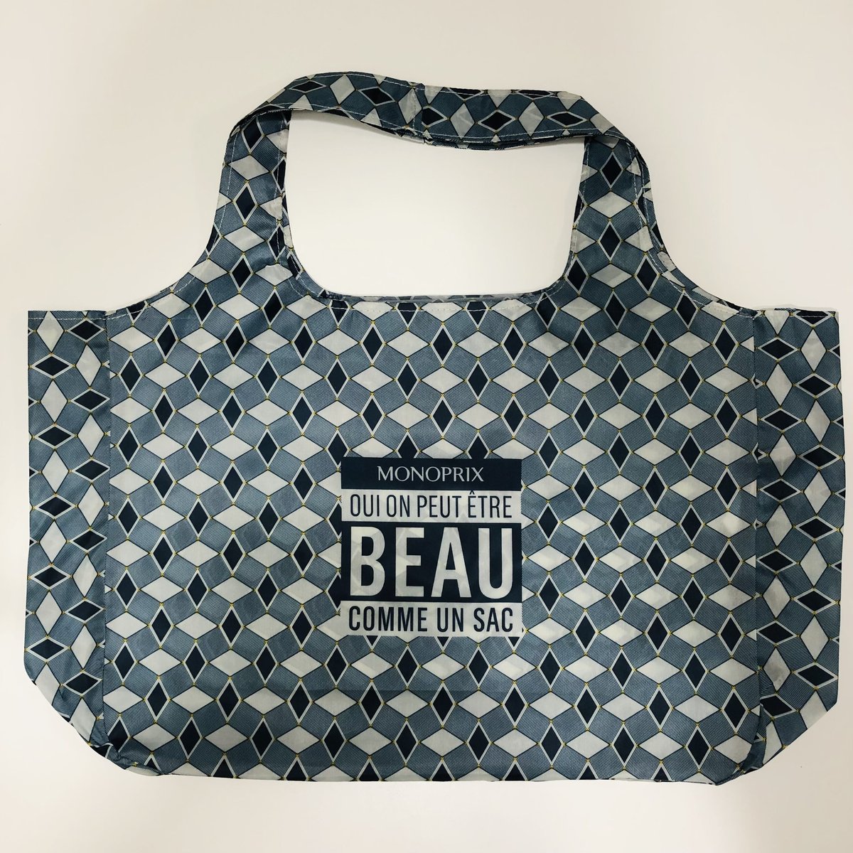 monoprix モノプリ エコバッグ ダイヤ柄 | maison d'eruha STORE monoprix モノプリ エコバッグ ダイヤ柄 | maison d'eruha STORE