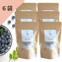 メグスリノキになる茶 9ティーバッグ入り6袋（国産ブルーベリー入り）