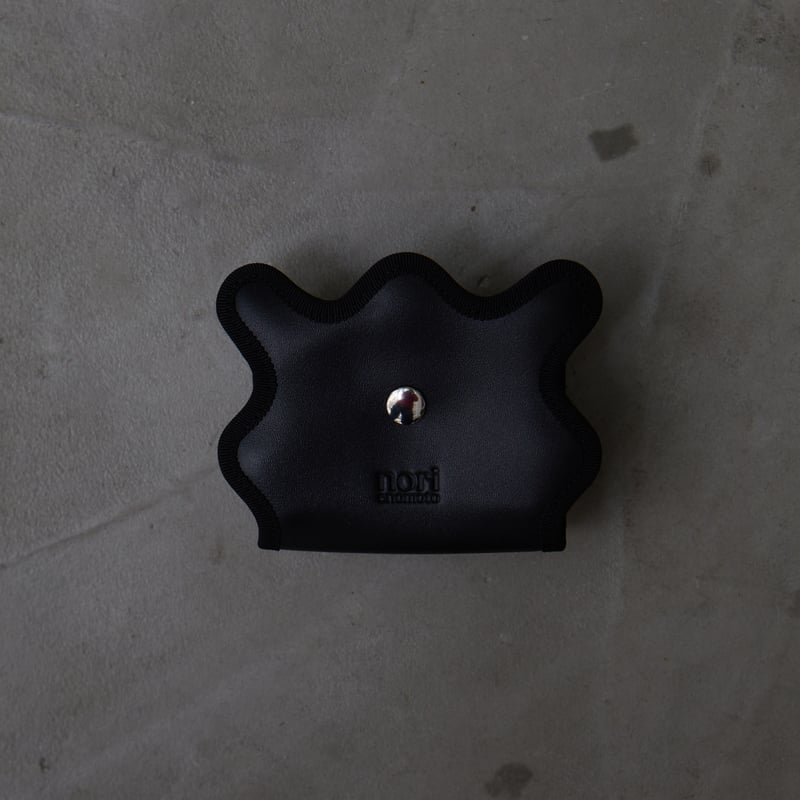 小物 norienomoto wave trifold wallet black wave trifold wallet / black – nori enomoto