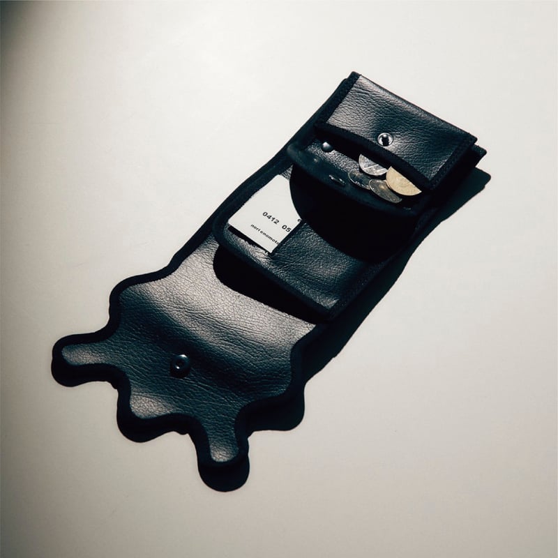 wave mini wallet / black | norienomoto