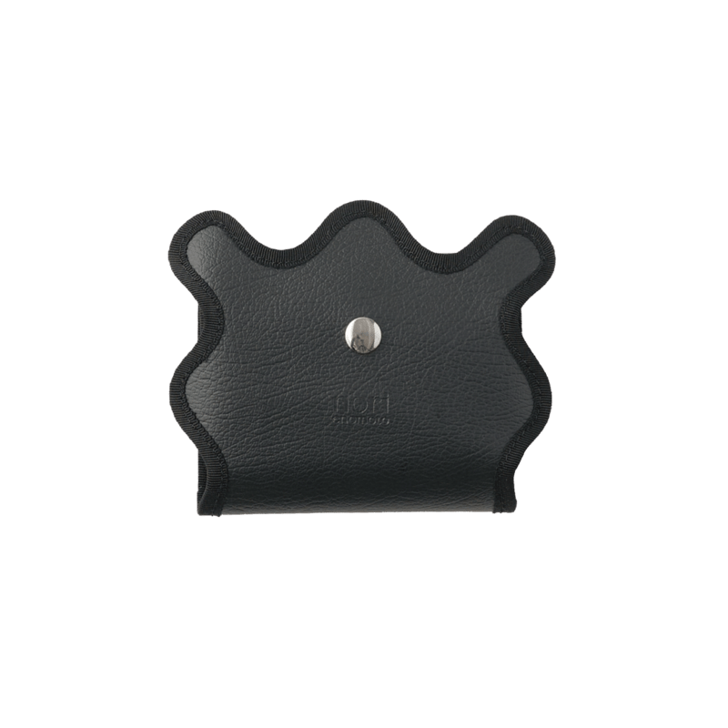 wave mini wallet / black | norienomoto