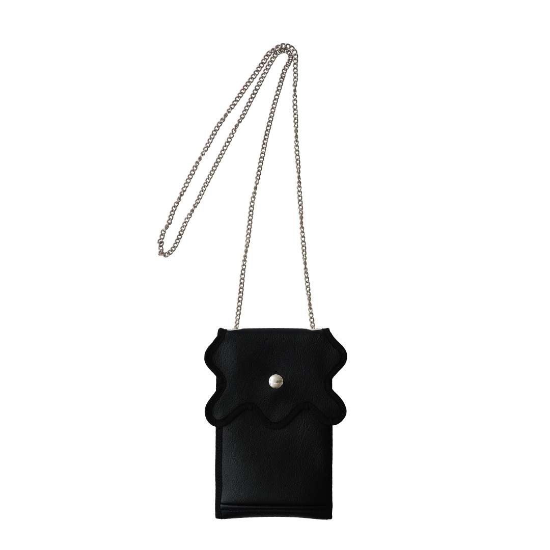 norienomoto ショルダーバッグ black shirring