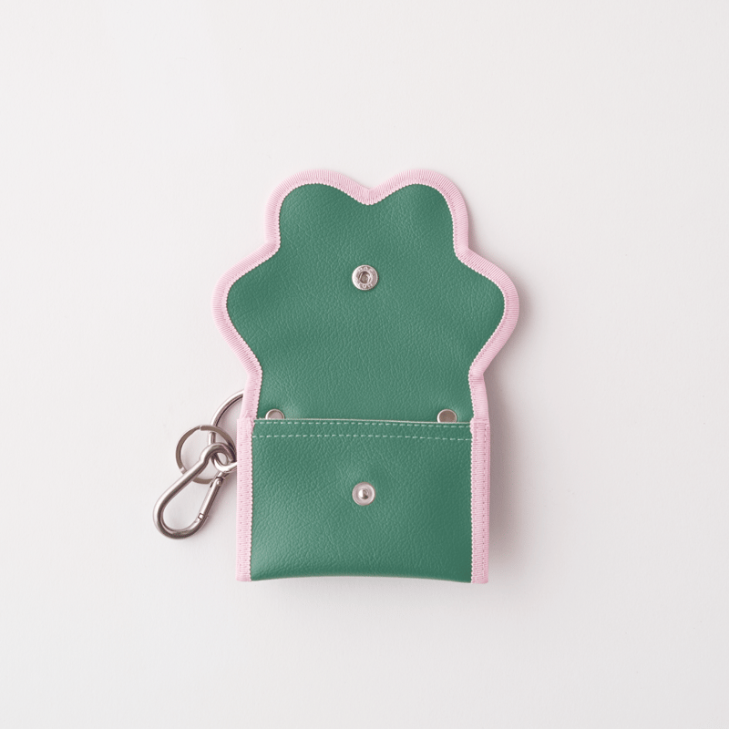 broken wave purse B / forest green × navy | nor...