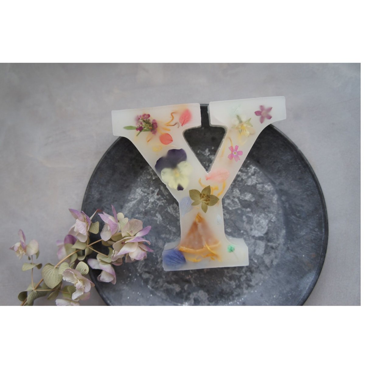 イニシャルキャンドル(1文字) | candle le couer