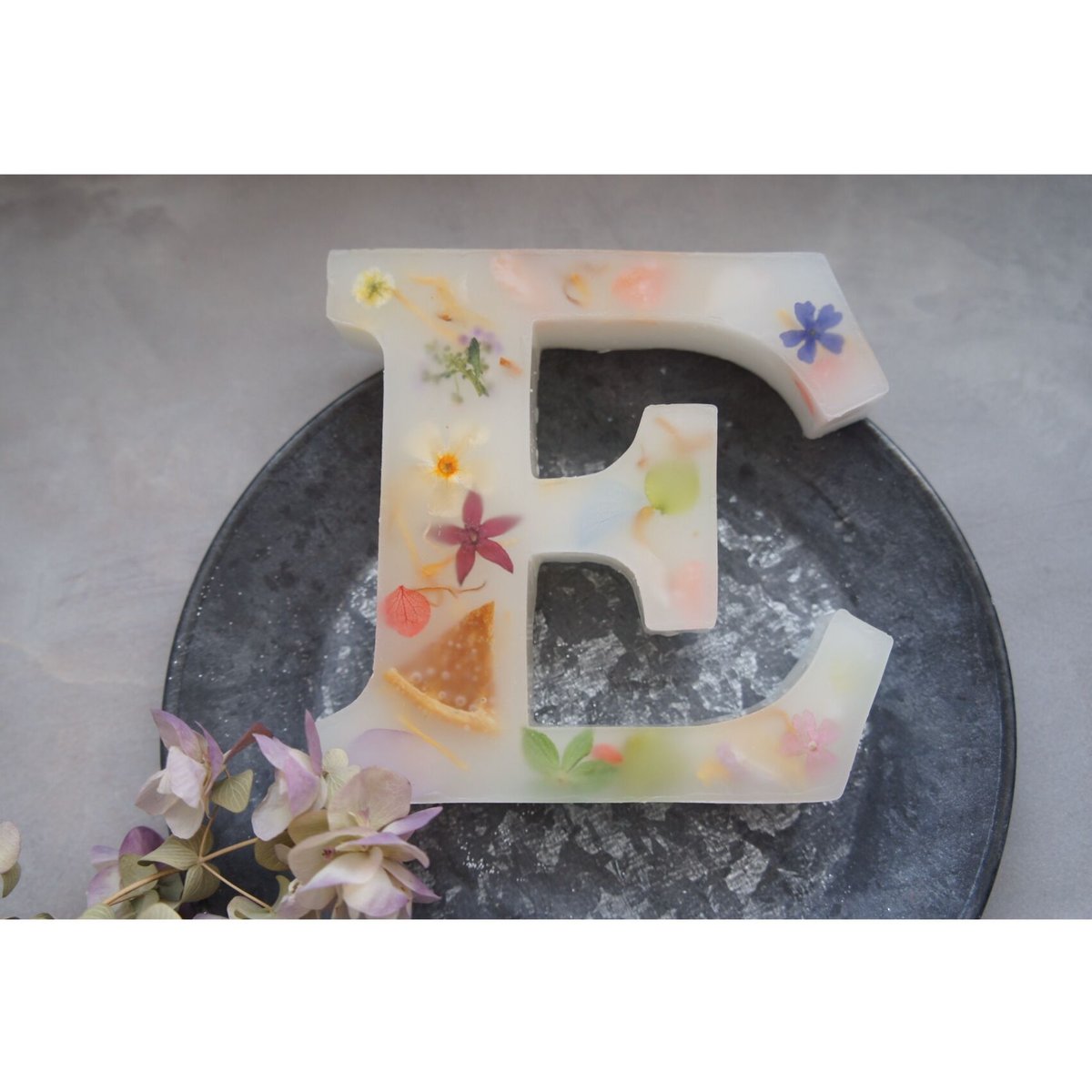 イニシャルキャンドル(1文字) | candle le couer