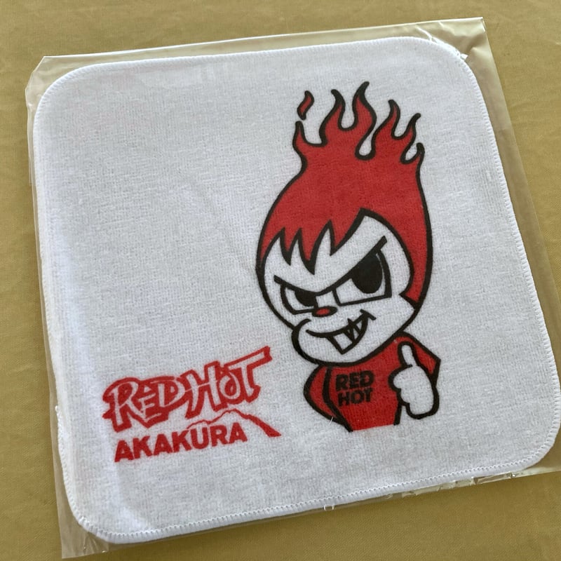 赤倉温泉キャラクター「レッド君」タオルハンカチ | 赤倉ワクイホテルSTORE