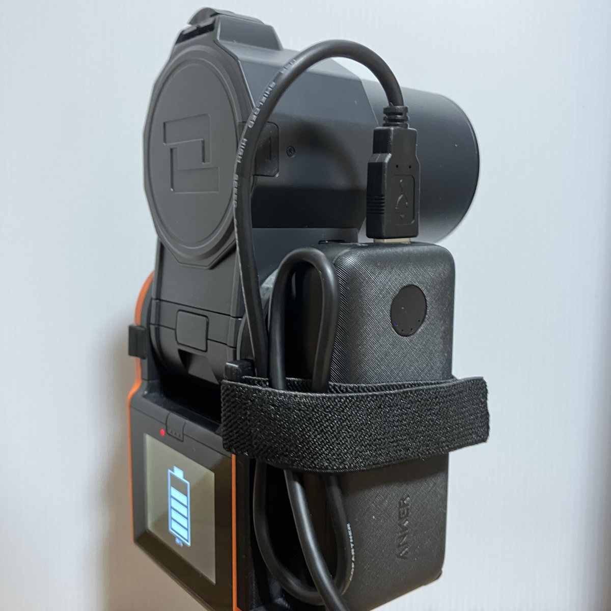 長時間撮影可能 ソロショット3 3+モバイルバッテリーホルダー(バッテリ付属) 長時間撮影可能 ソロショット3 3+モバイルバッテリーホルダー