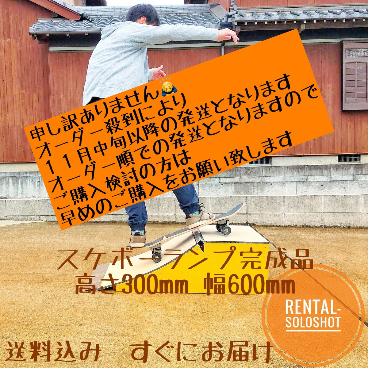 2台セット すぐにお届け 送料込 スケボーランプ 完成品 高さH300mm 2台セット すぐにお届け 送料込 スケボーランプ 完成品 高さH300mm