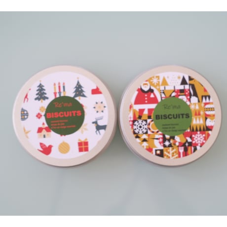 Xmasクッキー缶 2缶入り