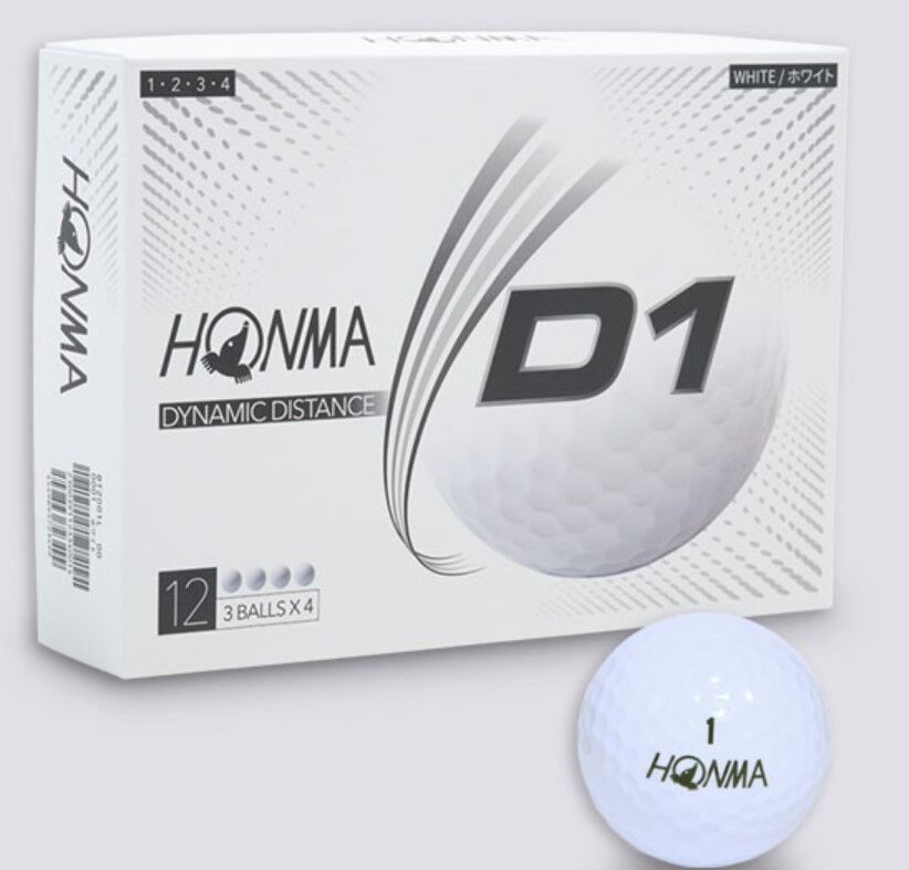 本間ゴルフ HONNMA D1 ホワイト 1ダース | LGCストアーズ