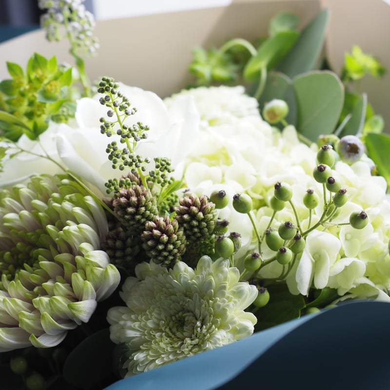 配送用/ マジカルブーケ】 爽やかなイメージ（白系） | HANANO MURASE