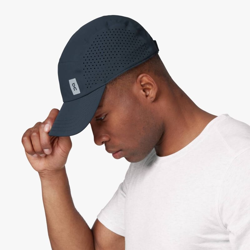 Onライトウェイト キャップ　lightweight cap 、ネイビー　セット On オン 帽子 ランニングキャップ ライトウェイトキャップ