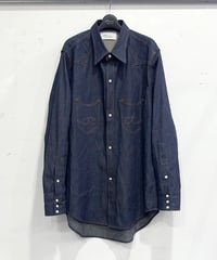 7月納品予定　25AW  8oz WESTERN DENIM SHIRT
