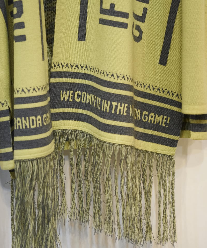 VERANDA GAME SCARF CARDIGAN | Azuma./ANTICRAFT