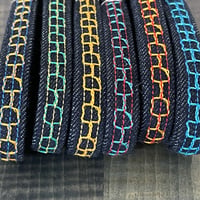 刺繍デニムループ
