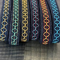 刺繍デニムループ