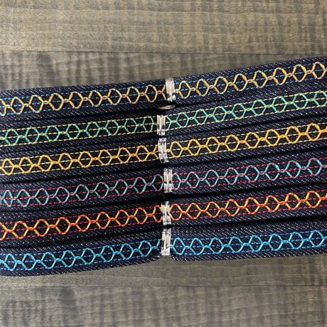 刺繍デニムループ