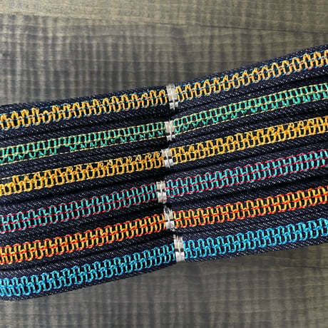 刺繍デニムループ
