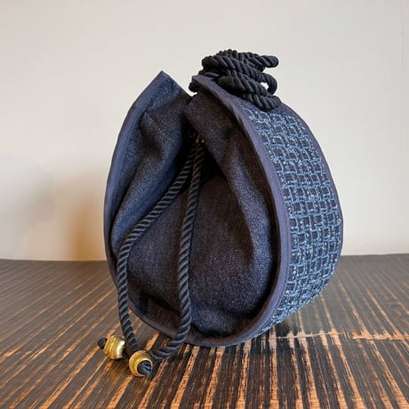 デニムバッグmadoca navy