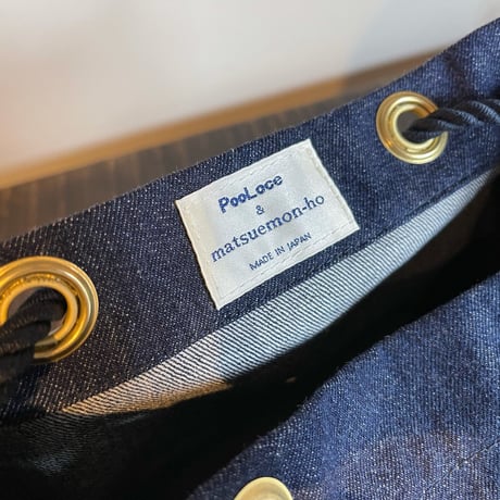 デニムバッグmadoca navy
