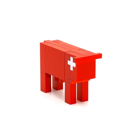 Naef/ネフ社　スイスの赤い牛（小）