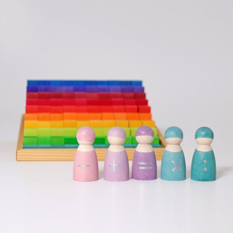 GRIMM'S/グリムス社 にじのカウンティングブロック | Toy-Toy GRIMM'S/グリムス社 にじのカウンティングブロック | Toy-Toy