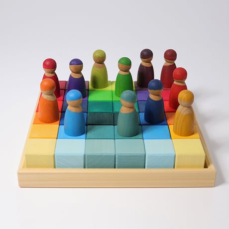 GRIMM'S/グリムス社　にじのキューブ・小・36pcs